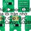 Chip Canon G3260 xóa lỗi tràn nhớ, nhấp nháy đèn