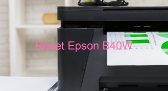Key Reset Epson B40W, Phần Mềm Reset Máy In Epson B40W