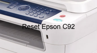 Key Reset Epson C92, Phần Mềm Reset Máy In Epson C92