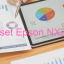 Key Reset Epson NX205, Phần Mềm Reset Máy In Epson NX205