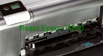 Key Reset Epson R240, Phần Mềm Reset Máy In Epson R240