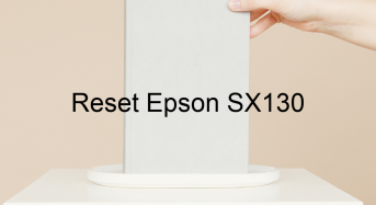 Key Reset Epson SX130, Phần Mềm Reset Máy In Epson SX130