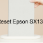 Key Reset Epson SX130, Phần Mềm Reset Máy In Epson SX130