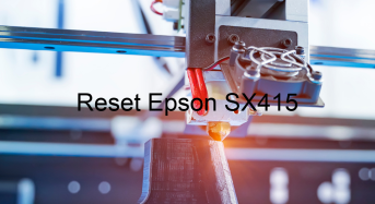 Key Reset Epson SX415, Phần Mềm Reset Máy In Epson SX415