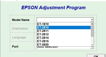 Phần Mềm Epson ET-2826 Adjustment Program