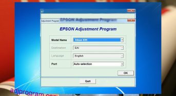 Phần Mềm Epson Artisan 835 Adjustment Program