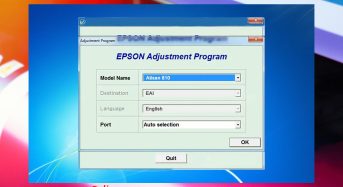 Phần Mềm Epson Artisan 810 Adjustment Program