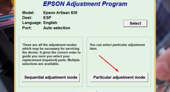 Phần Mềm Epson Artisan 830 Adjustment Program