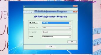 Phần Mềm Epson Xp-702 Adjustment Program