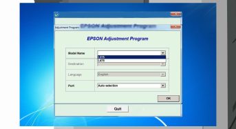 Phần Mềm Epson L475 Adjustment Program