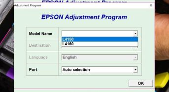 Phần Mềm Epson L4160 Adjustment Program