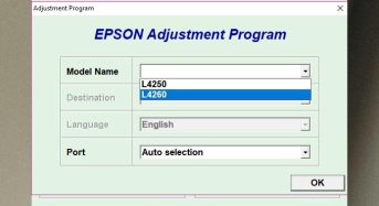 Phần Mềm Epson L4260 Adjustment Program