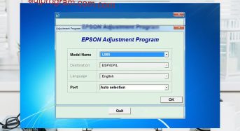 Phần Mềm Epson L565 Adjustment Program