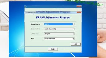 Phần Mềm Epson L575 Adjustment Program