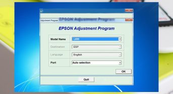 Phần Mềm Epson L655 Adjustment Program