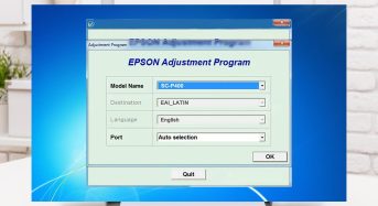 Phần Mềm Epson P400 Adjustment Program