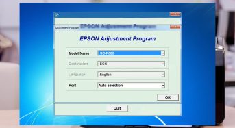 Phần Mềm Epson P600 Adjustment Program