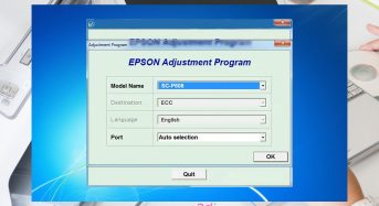 Phần Mềm Epson P608 Adjustment Program