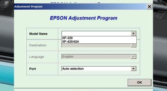Phần Mềm Epson Xp320 Adjustment Program