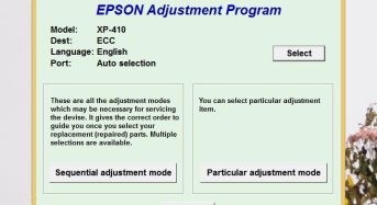 Phần Mềm Epson XP 410 Adjustment Program
