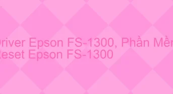 Tải Driver Scan Epson FS-1300, Phần Mềm Reset Scanner Epson FS-1300