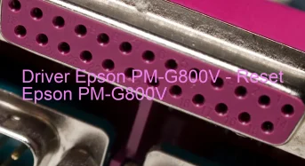 Epson PM-G800Vのドライバーのダウンロード,Epson PM-G800V のリセットソフトウェアのダウンロード