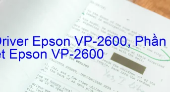 Tải Driver Epson VP-2600, Phần Mềm Reset Epson VP-2600