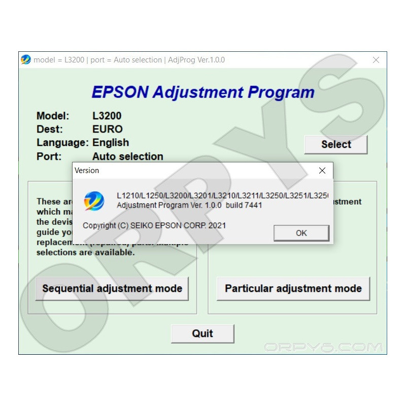Hướng dẫn reset máy in Epson L3251 về cài đặt gốc (factory reset) 2