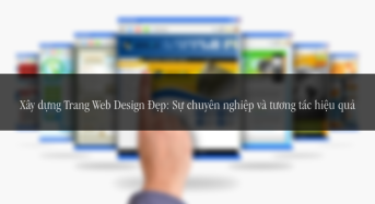 Xây dựng Trang Web Design Đẹp: Sự chuyên nghiệp và tương tác hiệu quả