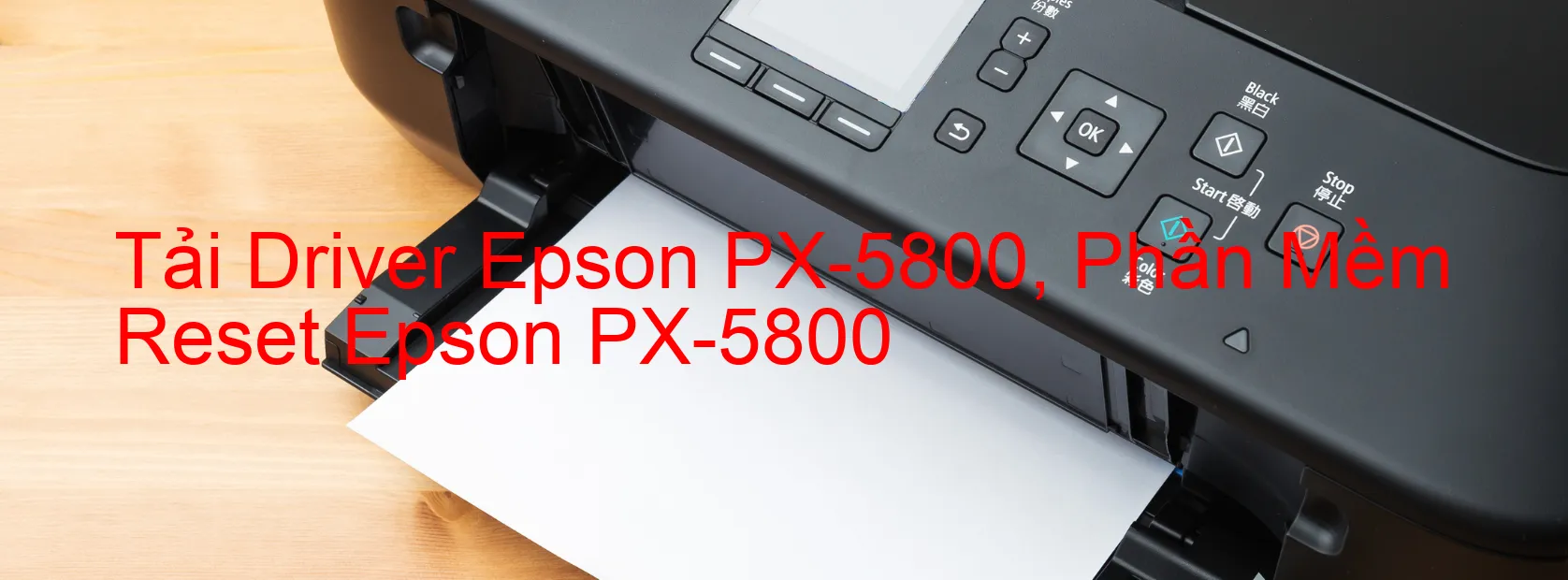Driver Epson PX-5800, Phần Mềm Reset Epson PX-5800