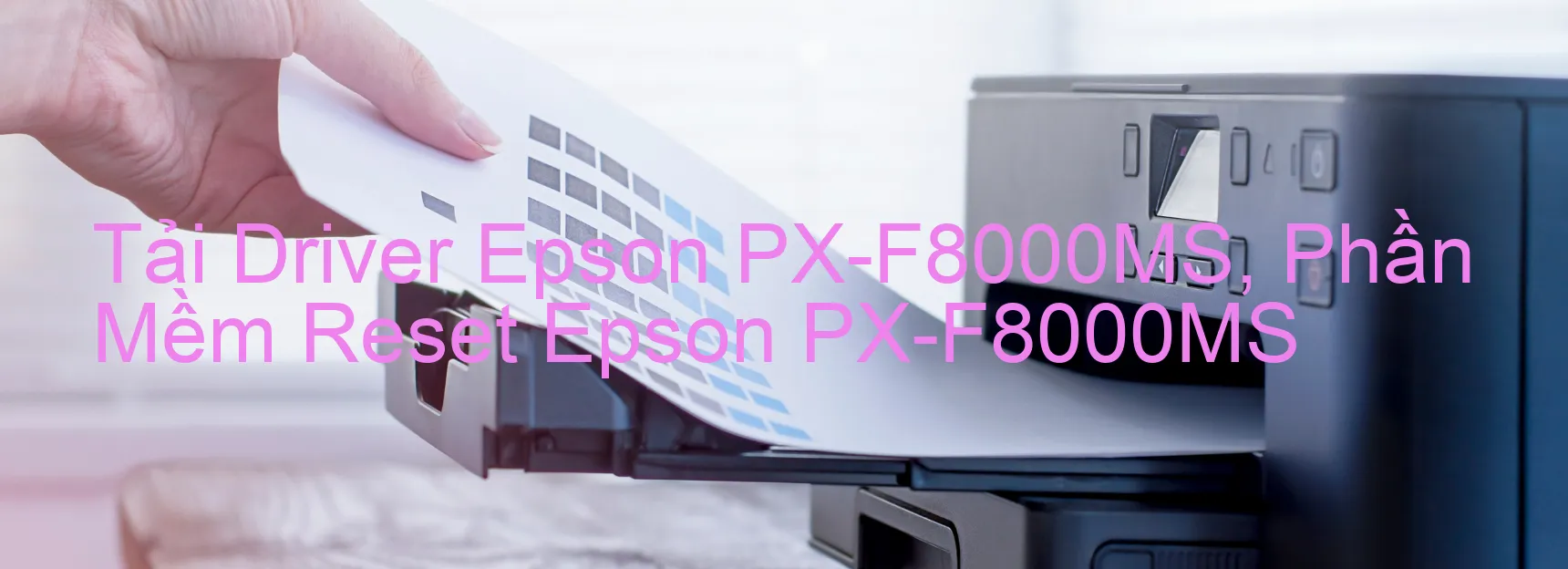 Driver Epson PX-F8000MS, Phần Mềm Reset Epson PX-F8000MS