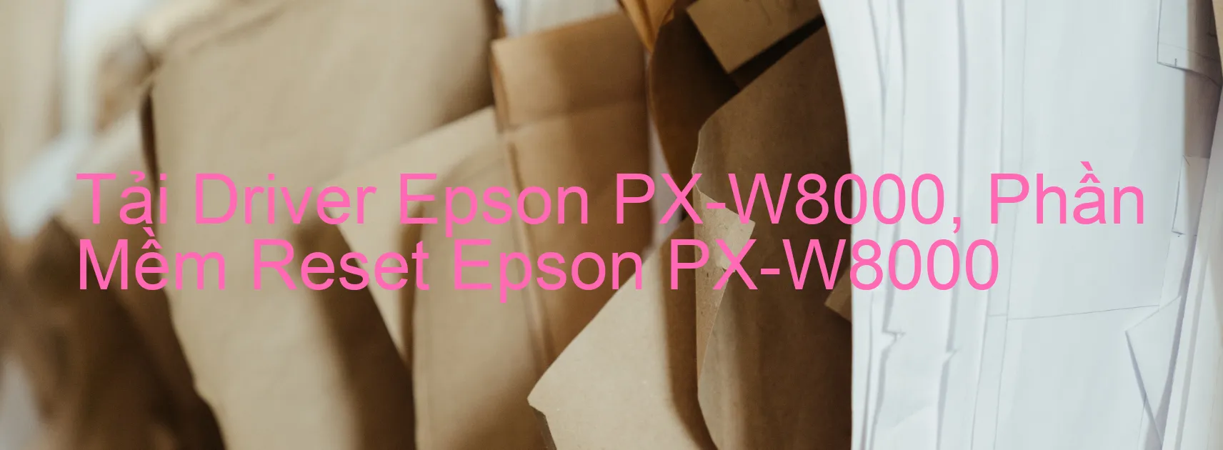 Driver Epson PX-W8000, Phần Mềm Reset Epson PX-W8000
