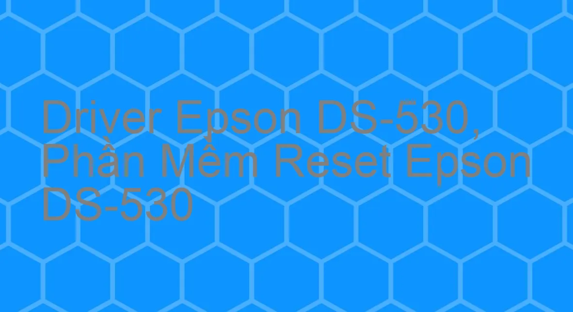 Driver Epson DS-530, Phần Mềm Reset Epson DS-530