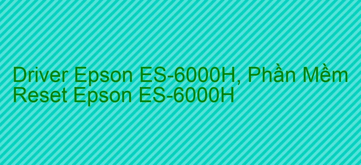 Driver Epson ES-6000H, Phần Mềm Reset Epson ES-6000H