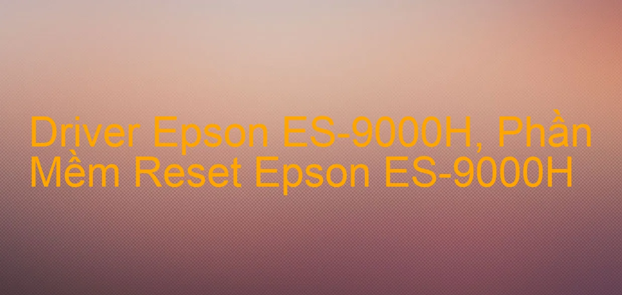 Driver Epson ES-9000H, Phần Mềm Reset Epson ES-9000H