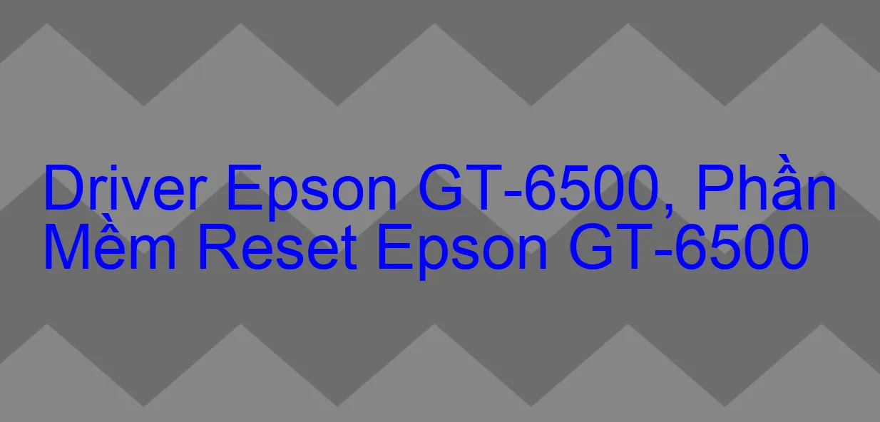Driver Epson GT-6500, Phần Mềm Reset Epson GT-6500