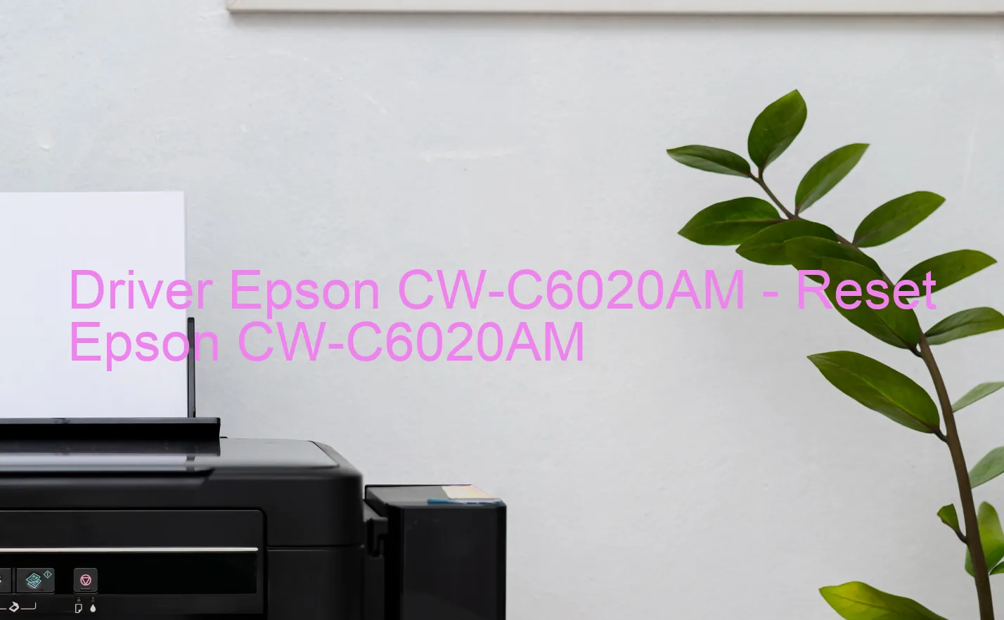 Epson CW-C6020AMのドライバー、Epson CW-C6020AMのリセットソフトウェア