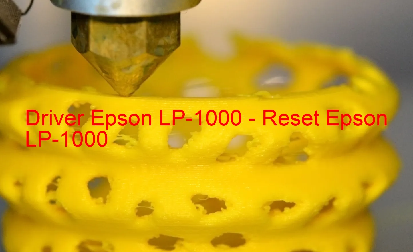 Epson LP-1000のドライバー、Epson LP-1000のリセットソフトウェア