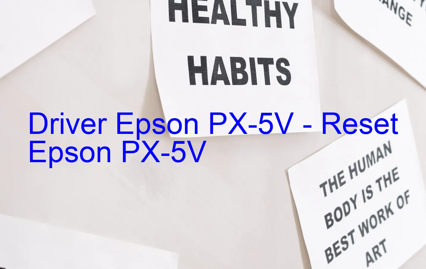 Epson PX-5Vのドライバー、Epson PX-5Vのリセットソフトウェア