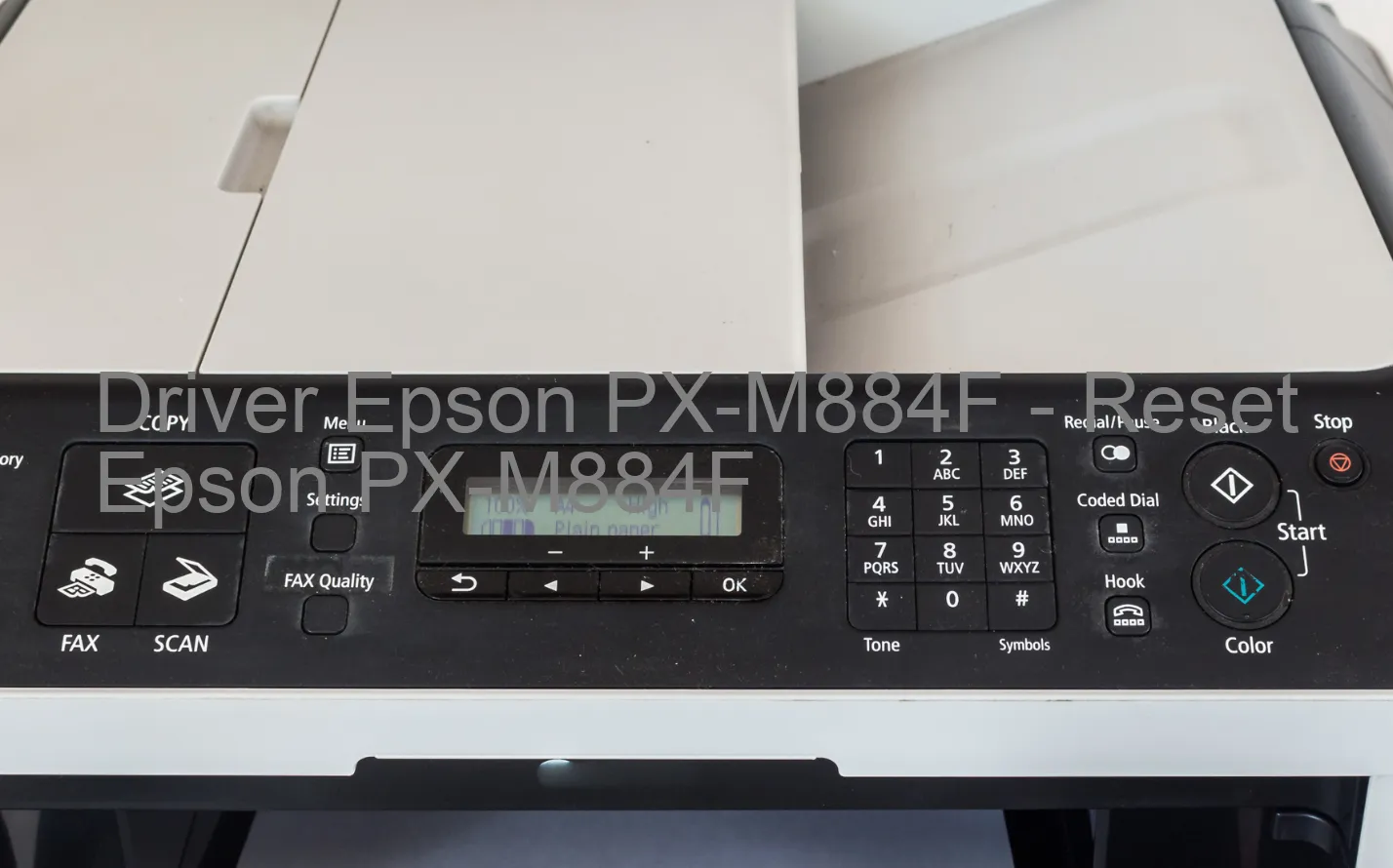 Epson PX-M884Fのドライバー、Epson PX-M884Fのリセットソフトウェア
