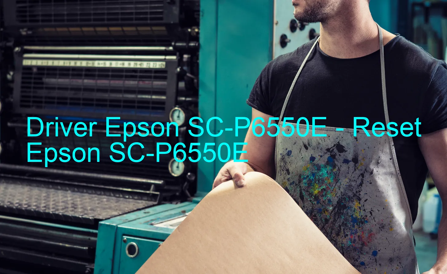 Epson SC-P6550Eのドライバー、Epson SC-P6550Eのリセットソフトウェア