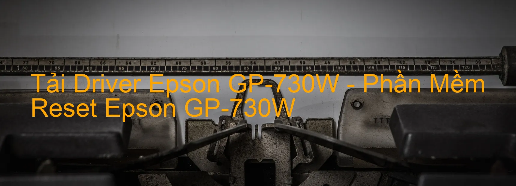 Driver Epson GP-730W, Phần Mềm Reset Epson GP-730W