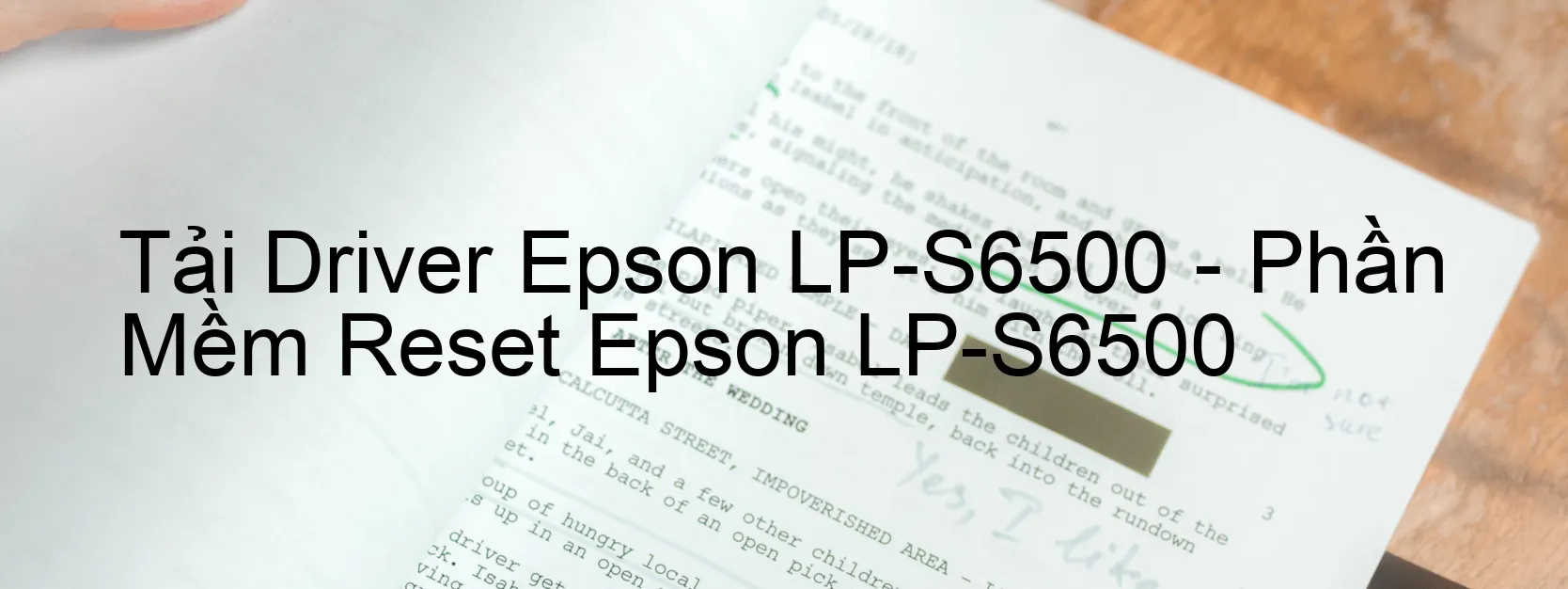 Driver Epson LP-S6500, Phần Mềm Reset Epson LP-S6500
