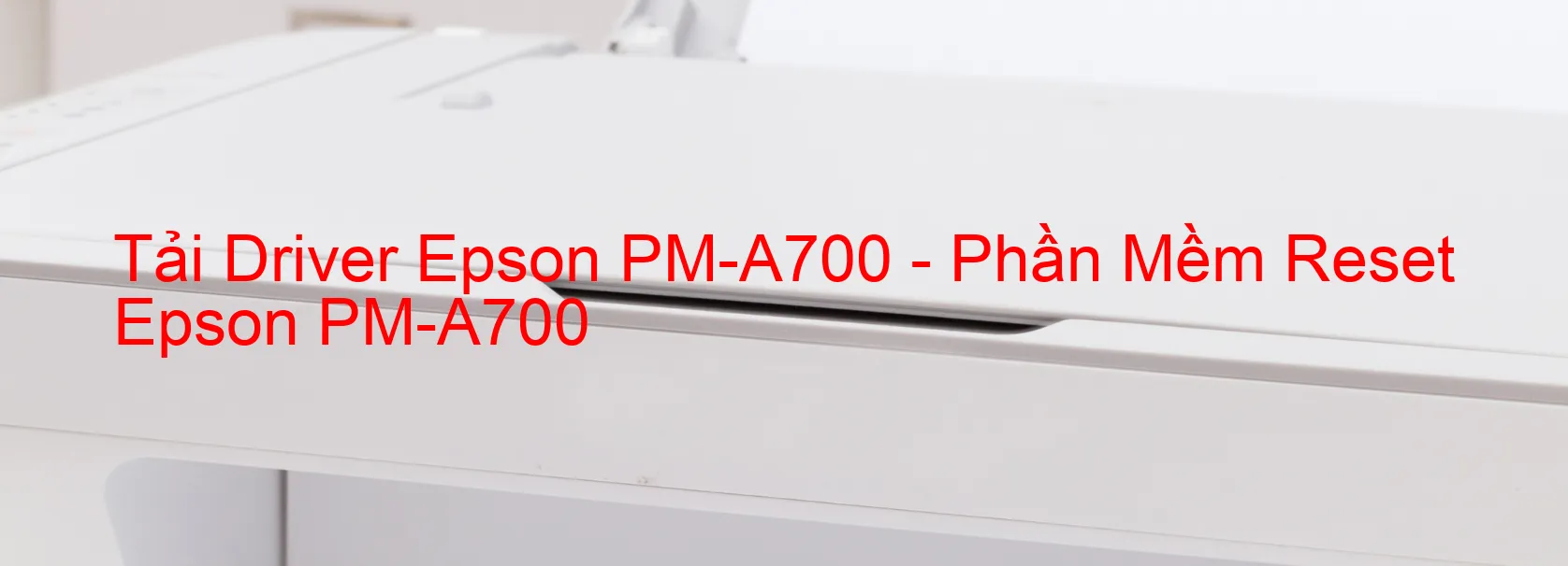 Driver Epson PM-A700, Phần Mềm Reset Epson PM-A700