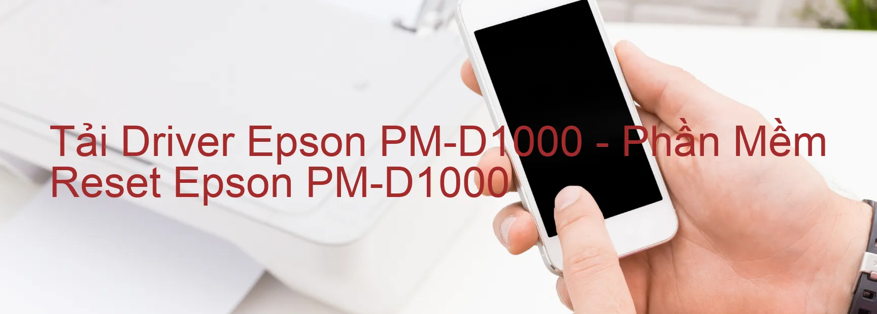 Driver Epson PM-D1000, Phần Mềm Reset Epson PM-D1000