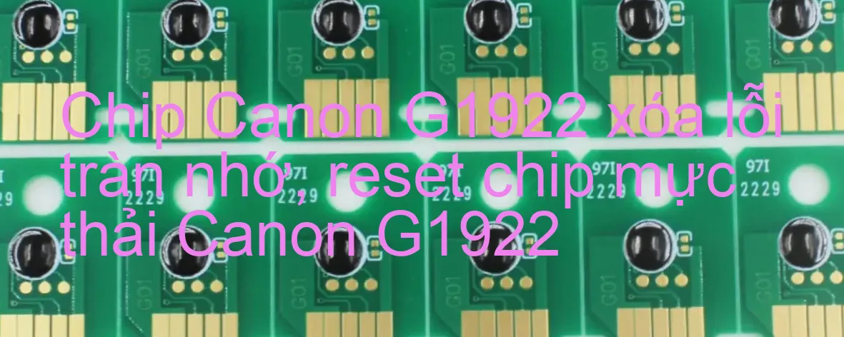 Chip Máy In Canon G1922