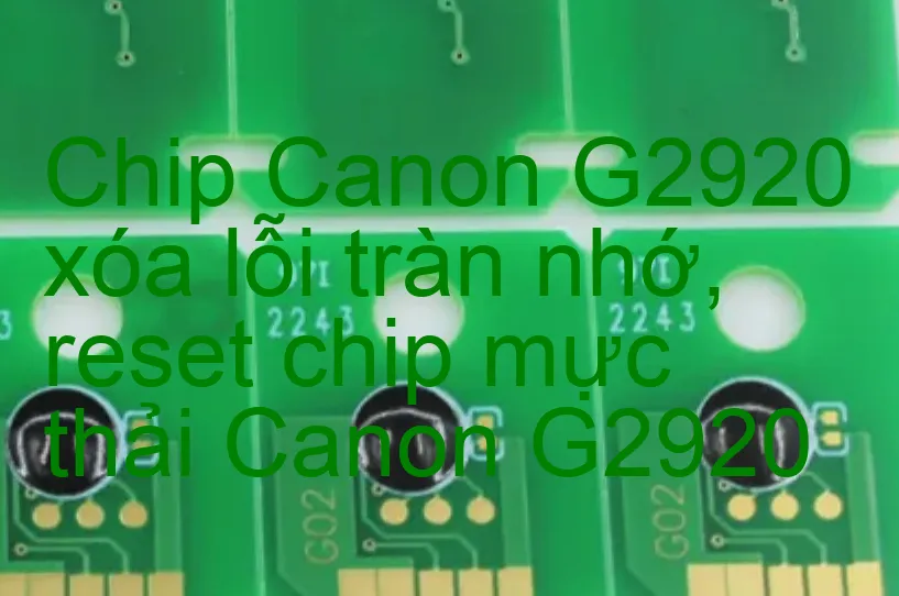Chip Máy In Canon G2920