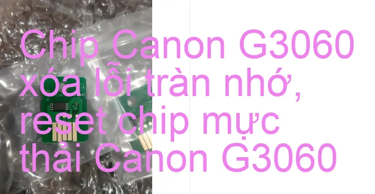 Chip Máy In Canon G3060