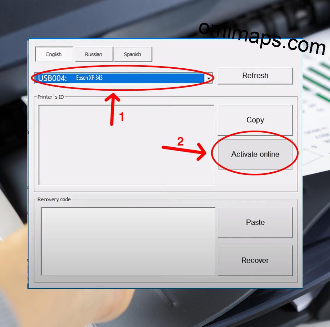 Active Epson XP-343 Chipless Firmware 
