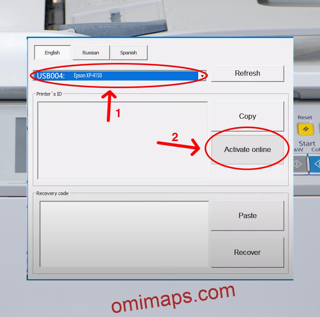 Active Epson XP-4150 Chipless Firmware 